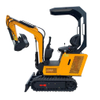 DW-10A 850kg 7Kw ارزانترین مینی بیل مکانیکی زرد برای خانه