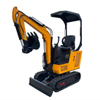 DW-10A 850kg 7Kw ارزانترین مینی بیل مکانیکی زرد برای خانه