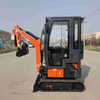 مینی بیل مکانیکی فضای جلویی 1300 کیلوگرمی DW-15A برای منظره