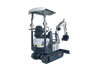 DW-15E 1500 kg cu baterie electrică Li Cu cupă cu șenile Cel mai mic excavator cu micro excavator cu cuplare rapidă