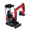 DW-12 900KG Nuovo grande spazio Controllo micro escavatore su entrambi i lati