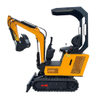 DW-10A 850kg 7Kw ارزانترین مینی بیل مکانیکی زرد برای خانه