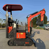 DW-15A 1300 kg breiter Frontraum-Minibagger f&uuml;r den Landschaftsbau