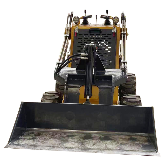 Minikolov&yacute; smykem ř&iacute;zen&yacute; nakladač HJ380 380KG s benz&iacute;nov&yacute;m motorem EPA 26HP