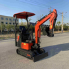 مینی بیل مکانیکی فضای جلویی 1300 کیلوگرمی DW-15A برای منظره