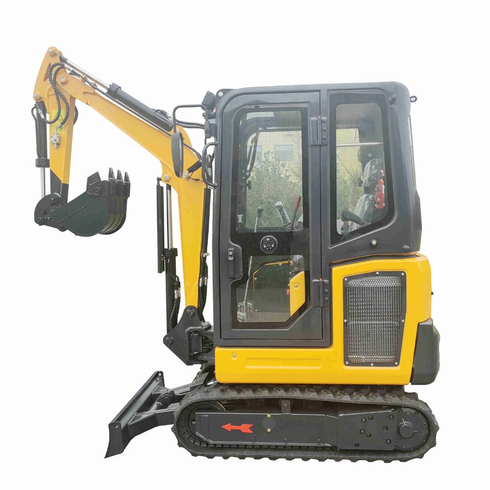 DW-20 1,8 ton multifunksie met kajuit-minigraafmasjien vir konstruksie