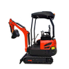 Mini escavatore popolare con braccio oscillante DW-17A da 1,4 tonnellate