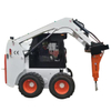 정격 부하 850KG를 갖춘 HJ60 45Kw 2.8Ton 휠 스키드 스티어 로더