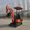 DW-15A 1300 kg breiter Frontraum-Minibagger f&uuml;r den Landschaftsbau
