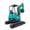 DW-30B 2.5ton Zero Tail حفار مطاطي قوي ذو مسار مطاطي للأراضي الزراعية