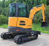 DW-36S 3800kgs Boom Swing Blade Lipat Mini Jengkaut Untuk Jalan