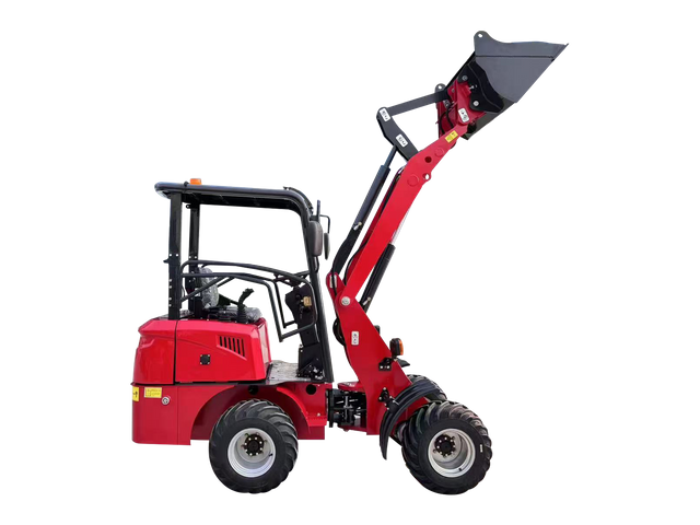 DW--606E மினி எலக்ட்ரிக் வீல் காம்பாக்ட் ஆர்டிகுலேட்டட் லோடர்
