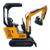 DW-10A 850kg 7Kw ارزانترین مینی بیل مکانیکی زرد برای خانه